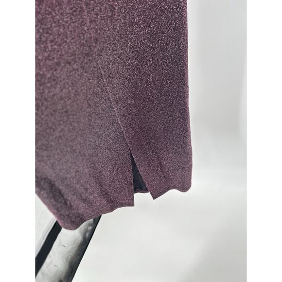 Opal Gown By Line & Dot Women’s XS Rent The Runway $148 Purple Sparkle 70s - Picture 10 of 14